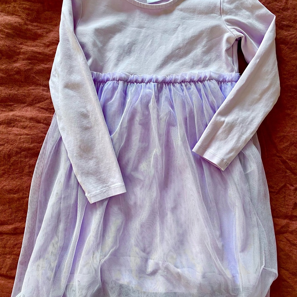 Lavender Long Sleeve Dress